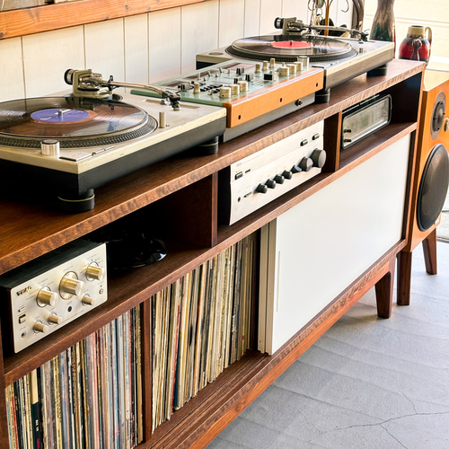 BROWN'S AUDIO BOARD【WHITE】サイズ変更可能 本棚 レコード収納