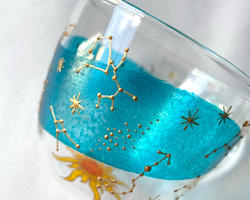 キラキラ煌めく12星座たち　耐熱グラスマグ