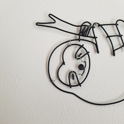ワイヤーアート 壁飾り 【 ナマケモノ 】 なまけもの 飾り 壁面 ワイヤークラフト ウォールデコ インテリア 雑貨 2枚目の画像
