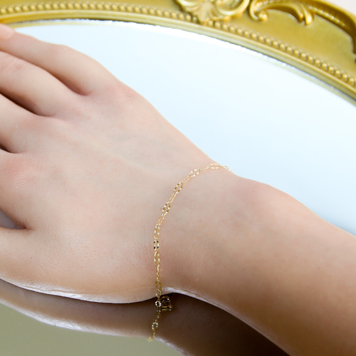 K10 ブレスレット　イエローゴールド K10イエローゴールド ブレスレット | 112526732001 | 【公式】4