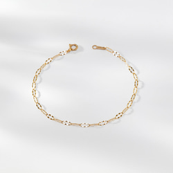 K10 存在感あふれる ペダルLチェーンブレスレット スキンジュエリー