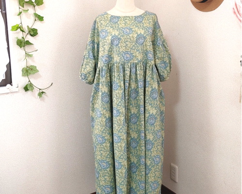 ウィリアムモリス〈アネモネ〉ワンピースfree ワンピース momo 通販