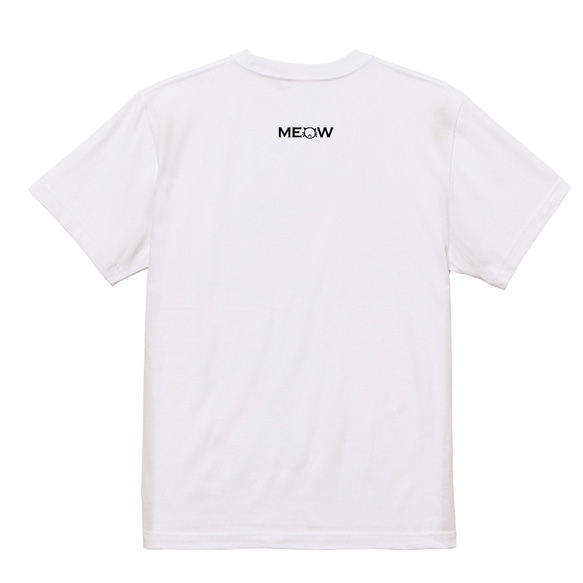 【たいくつな猫達】Tシャツ 黒猫 キジトラ 7サイズ 猫柄 ホワイト コットン プレゼント シルクスクリーン 4枚目の画像