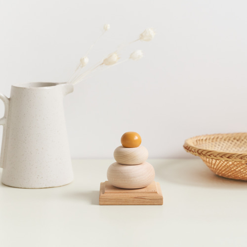 お正月2025 名入れ無料 受注生産 木製 鏡餅 orange 鏡もち 正月飾り