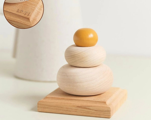 おきもの(お正月) お正月2025 名入れ無料 受注生産 木製 鏡餅 orange 鏡もち 正月飾り