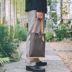 メンズ レザートートバッグ カーキ【J001】 トートバッグ jidai