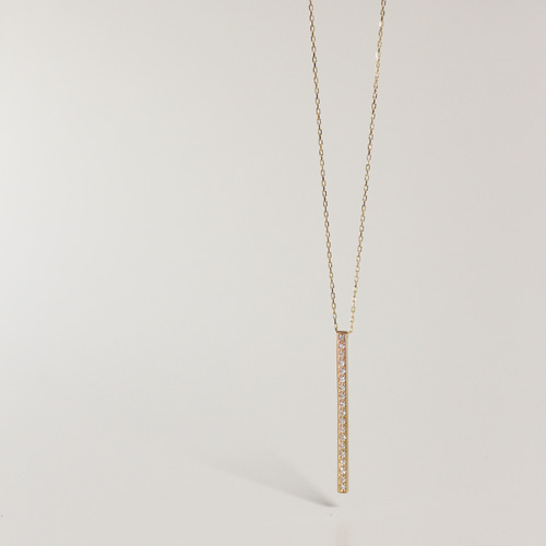 ラインドロップネックレス P12H2524-W（3週間発送） ネックレス 