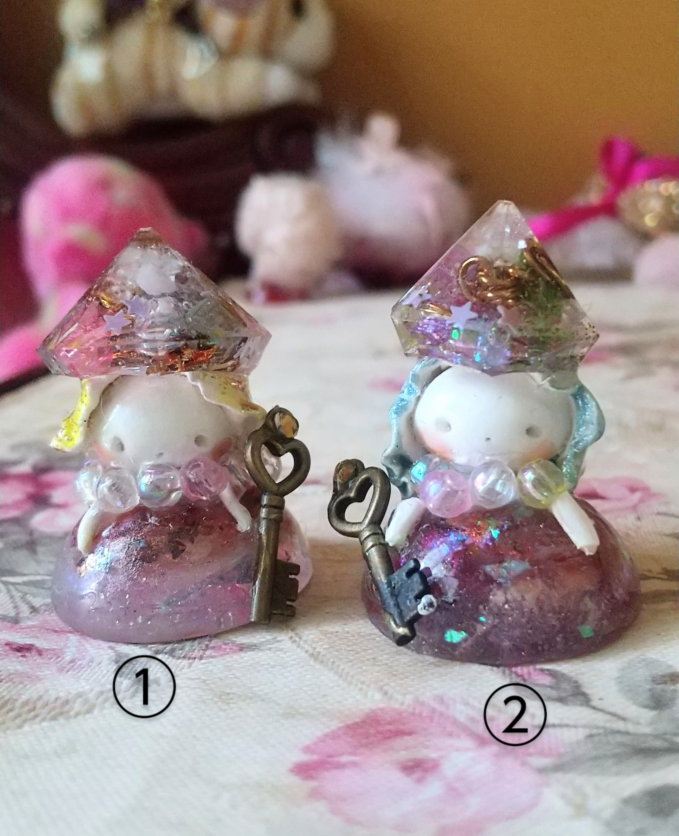 【ライト・リベル】みどりりぼんの雪だるまちゃん形オルゴナイト☆他２点 MOOMINVALLEY6連ライト - MOOMIN SHOP