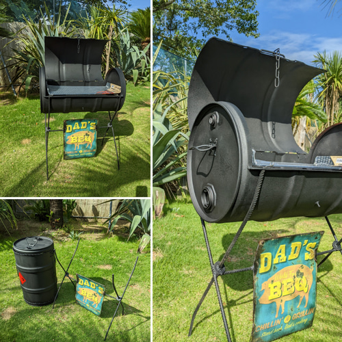 バーベキューコンロ グリル 燻製 スモーカー ドラム缶BBQコンロ バーベキューコンロ グリル 燻製 スモーカー ドラム缶BBQコンロ