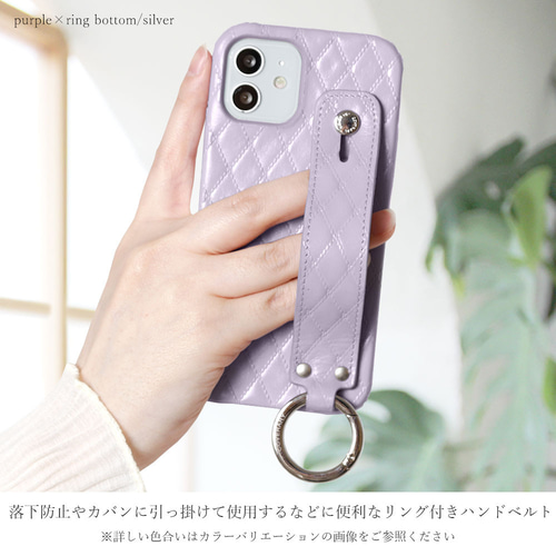 本革 レザーほぼ 全機種対応 スマホケース キルティング iPhone