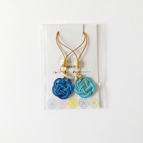 水引 ストラップ【カラフル梅結び】2個入×5パックの計10個セット プチ