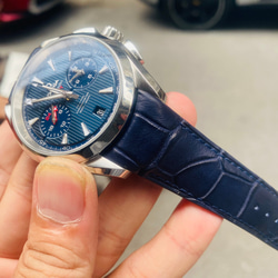 カルティエ サントス 100 ウォッチ用ブラック フレンチ クロコダイル