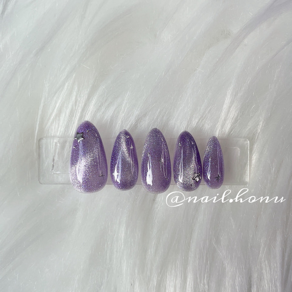 No.86 マグネットネイル/アートネイル/七夕ネイル ネイルチップ（つけ