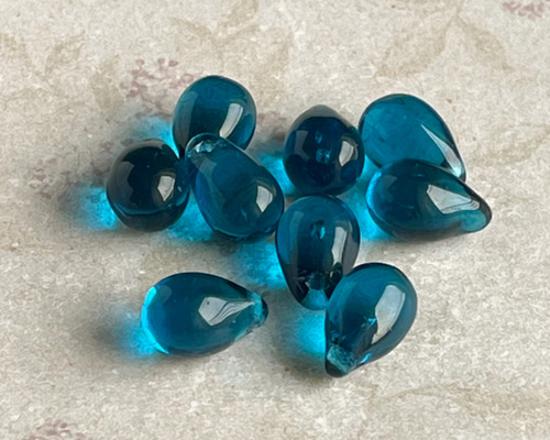 希少　 トロールビーズ ☆ 絵柄ブルー f6abee724174858cf4a4bac809b185