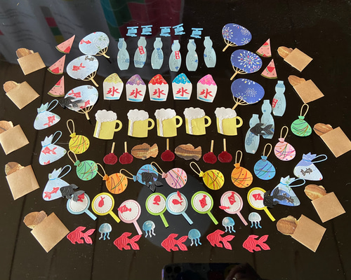 ★オーダー受付中★屋台セット①★かき氷★金魚すくい★ダイカット★クラフトパンチ★ d64f121eb548fb256bf0845ffabd65