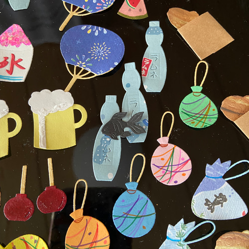 ラスト1セット クラフト 夏祭り たい焼き りんご飴 ビール 金魚すくい