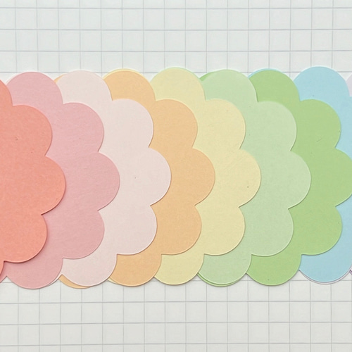 花柄♡メッセージカード80枚♡ペーパークラフト♡アルバムクラフト【10