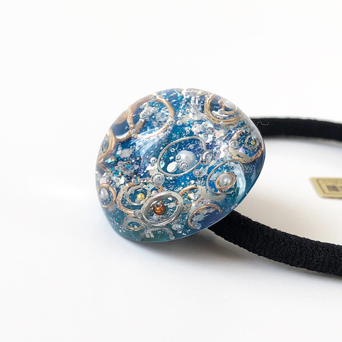 【Aー561】レジン ヘアゴム Aー561】レジン ヘアゴム