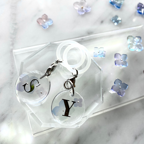 名入れ/文字入れ無料】紫陽花アンブレラマーカー ペットボトルマーカー