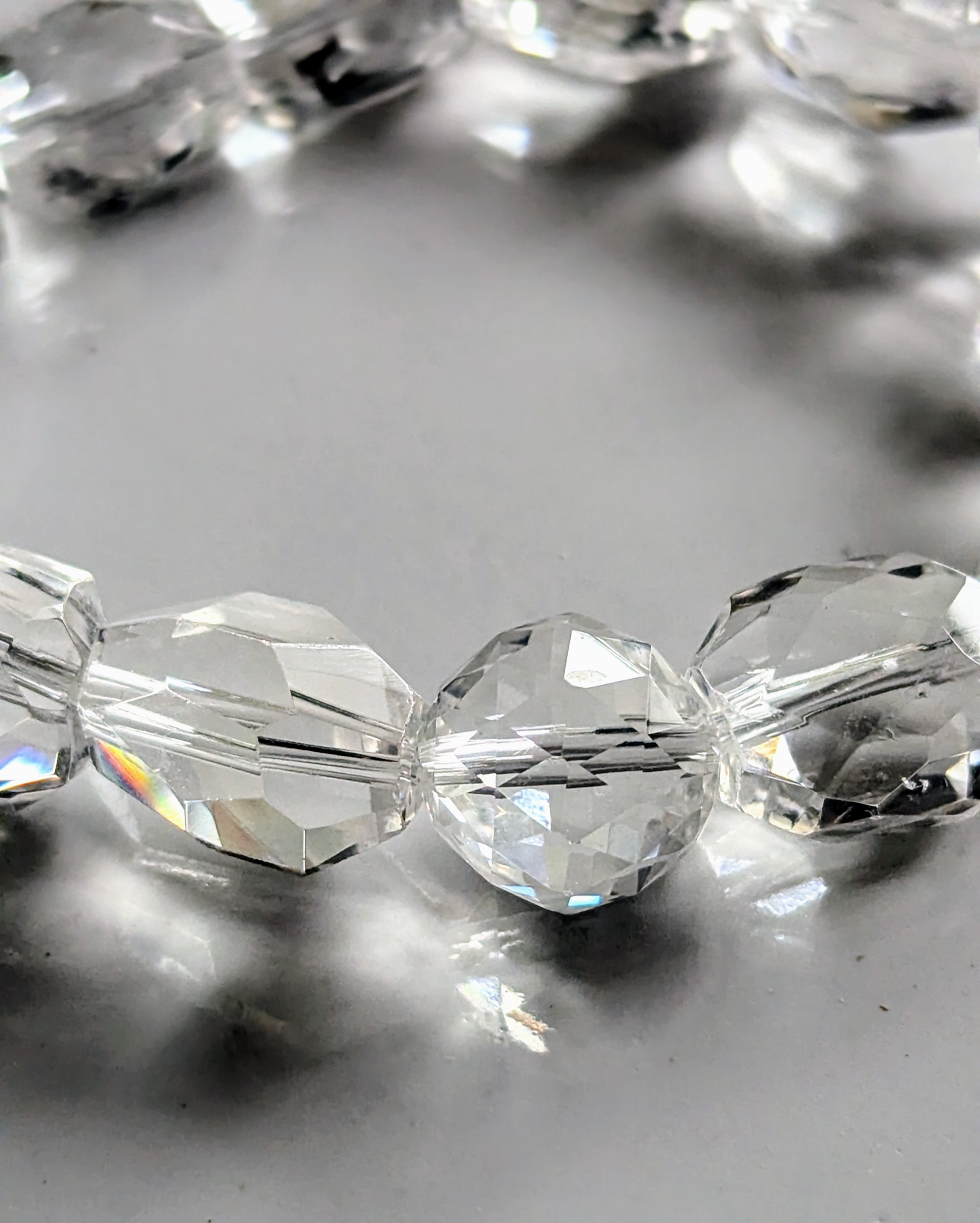 ✨ネガティブデトックスに✨ブルーオパール（コモンオパール）のブレスレット&クリアクォーツのブレスレットの2本セット