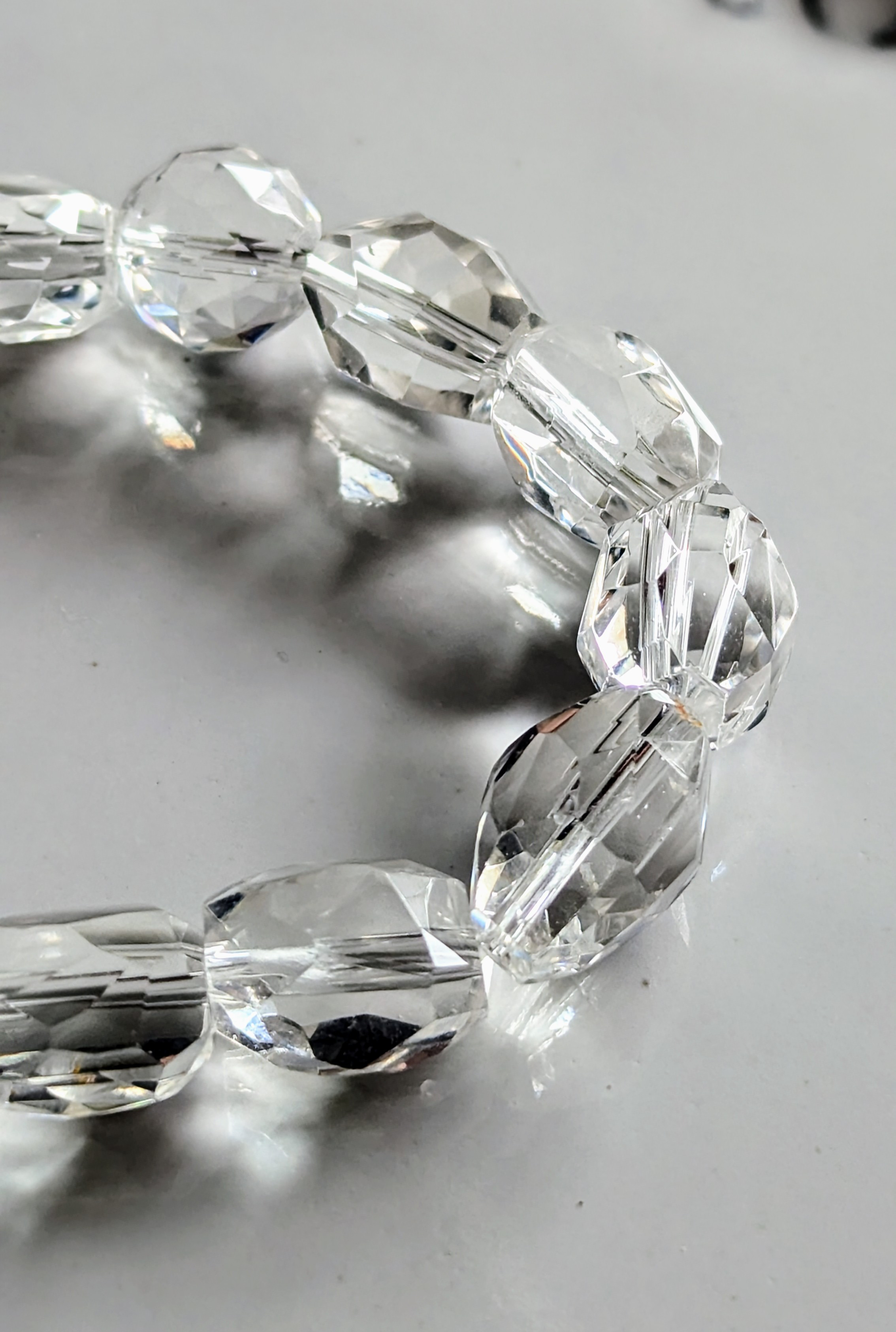 ✨ネガティブデトックスに✨ブルーオパール（コモンオパール）のブレスレット&クリアクォーツのブレスレットの2本セット