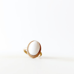 ホワイトオニキス リング 天然石 リング 天然石 指輪 フリーサイズ