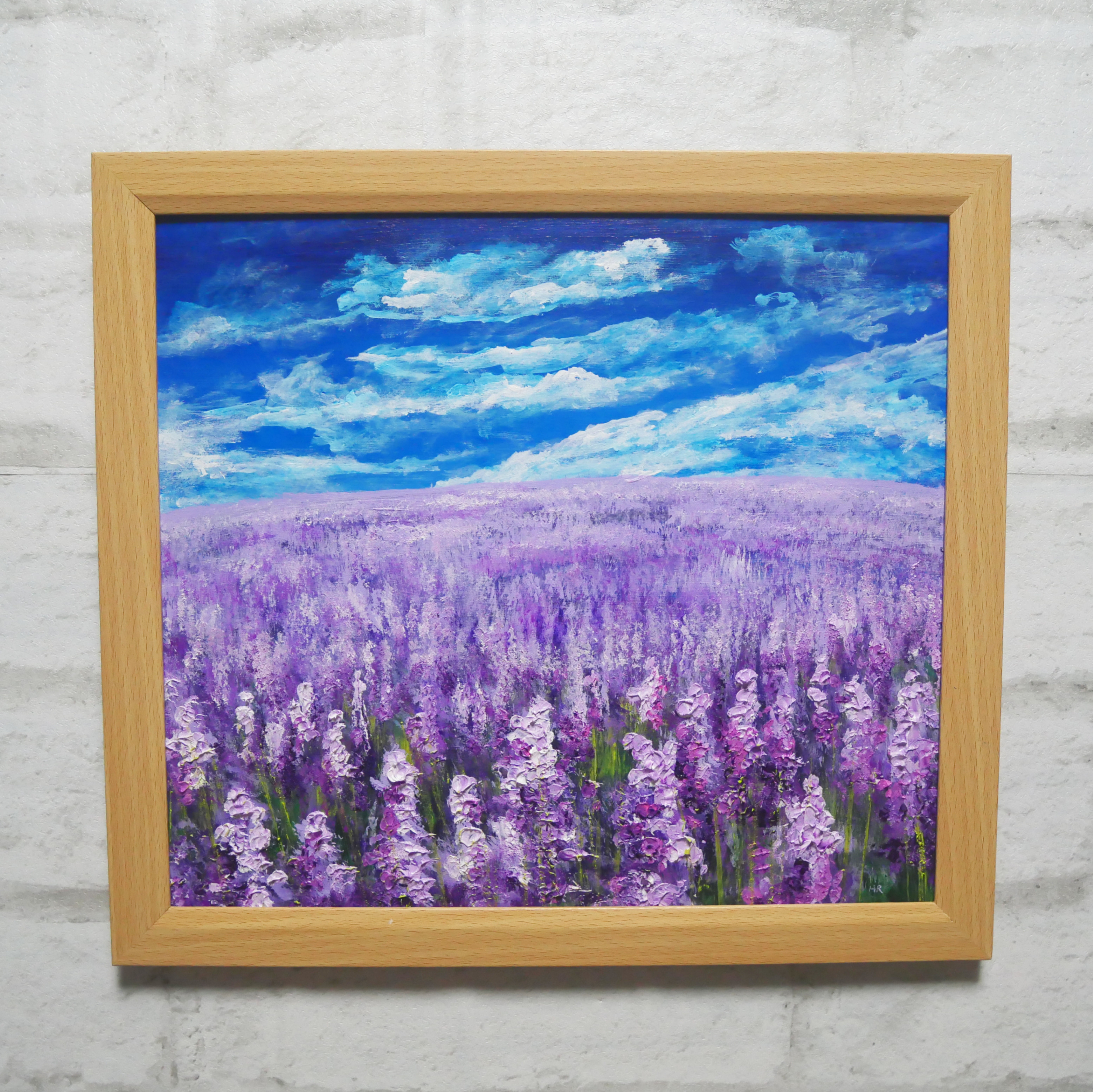 油絵 油彩 油彩画 絵 絵画 【廃線路の桜】 | HIROSHI1990