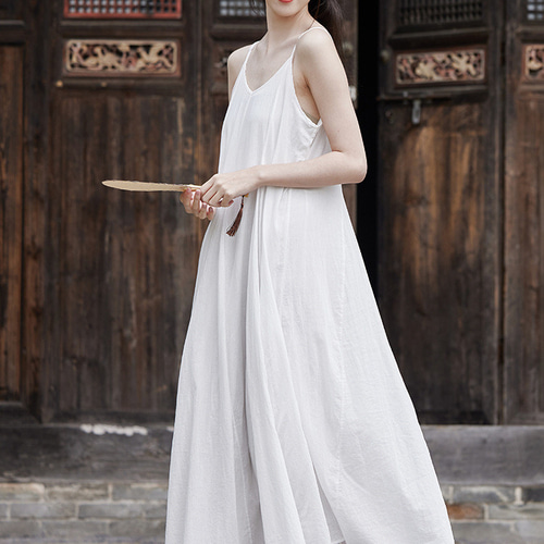 フレア ベース ノースリーブ ドレス 旅行撮影用 スプレーダイ