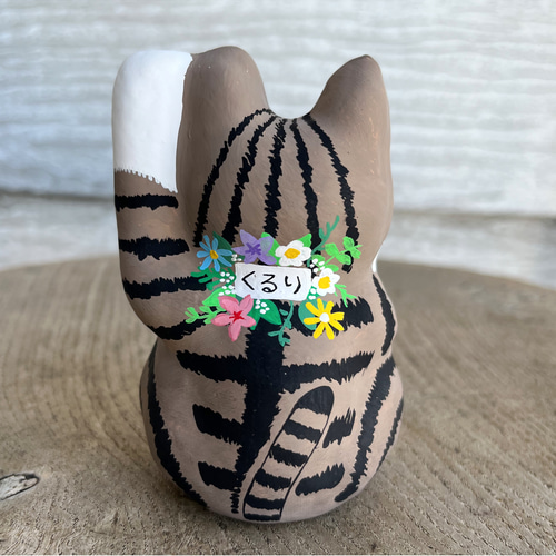 オーダー招き猫 9cmサイズ その他インテリア雑貨 カマクラ張子 通販