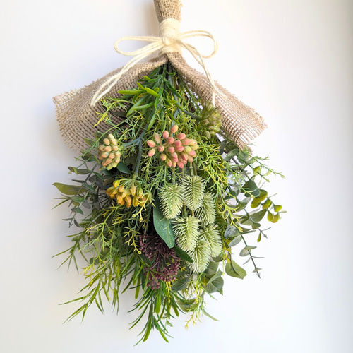 グリーンスワッグ スワッグ estilo 通販 17948432｜Creema(クリーマ)