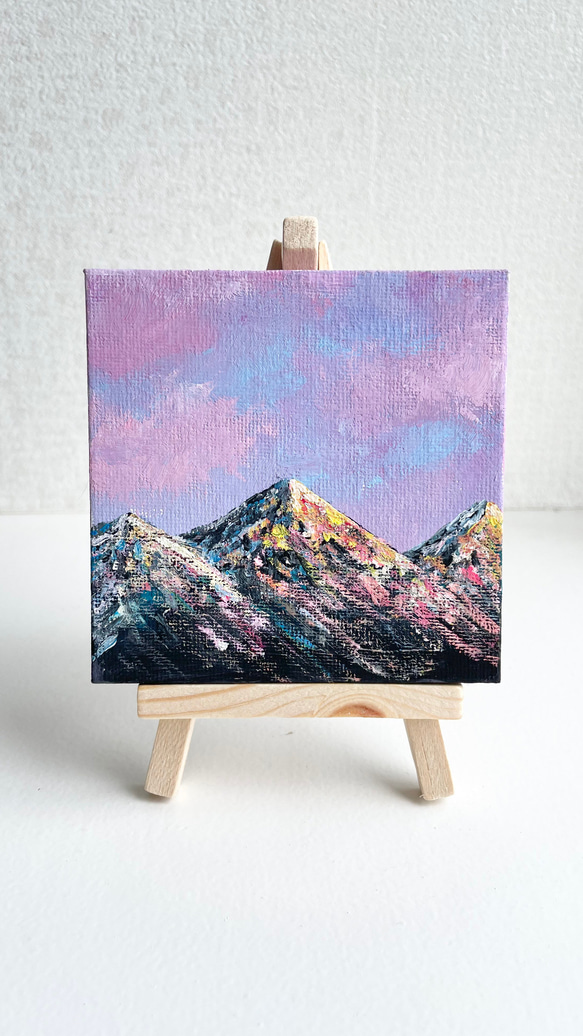 キャンバスアート、mountain scenery ,山の景色の絵、山の絵、山