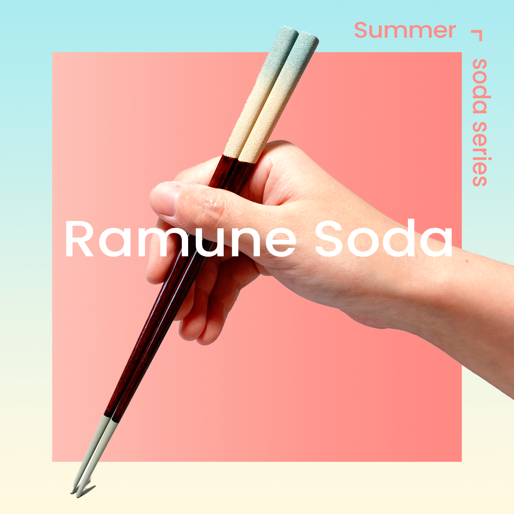 【漆箸】Ramune soda（ギフトボックス付き）