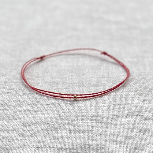 極細ブレスレット【超小粒のK14GF】 ブレスレット rico 通販 17948943