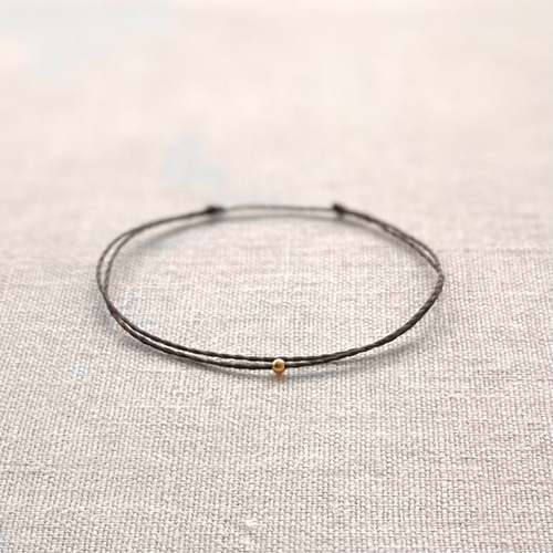 極細ブレスレット【超小粒のK14GF】 ブレスレット rico 通販 17948943