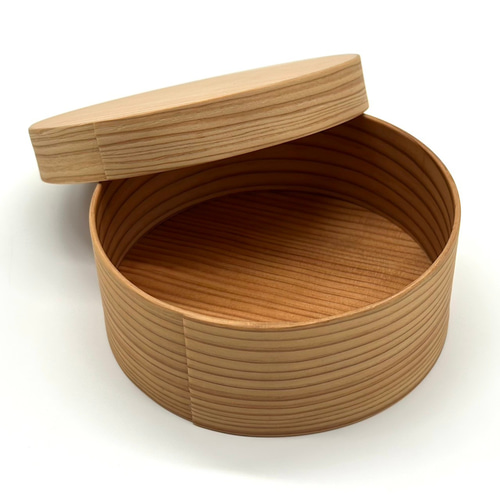 丸ころり わっぱ 曲げわっぱ 弁当箱 九州杉 国産 丸型 【紀州漆器職人