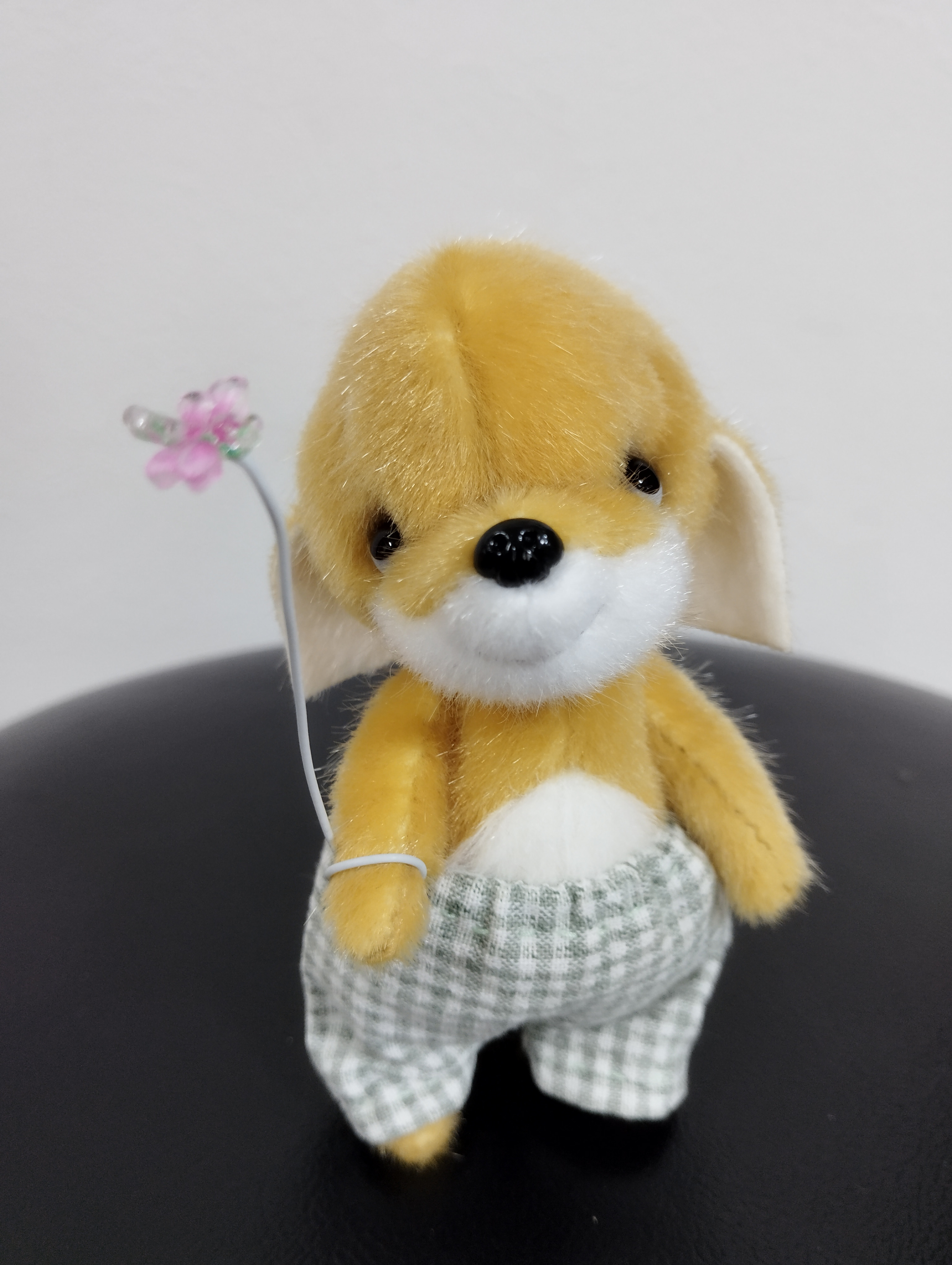 ぬいぐるみ☆きつねくんとトンボ☆立ち姿 ぬいぐるみ オハナ
