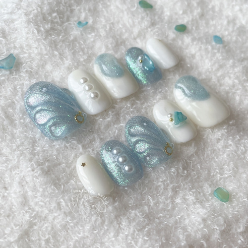 春夏コレクション〗マーメイドネイルチップ ネイルチップ（つけ爪