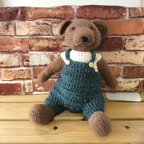 編み物 テディベア ぬいぐるみ ハンドメイド （【小さな