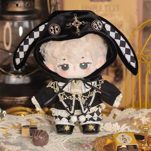 15/20cm着せ替えぬいぐるみ服 ボニー兎セット 着せ替え人形 ぬいぐるみ