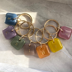 名入れ・文字入れ】イニシャル/名入れ/くすみカラー