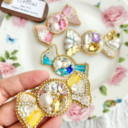 再販♡キャンディブローチ ブローチ cellini チェリーニ 通販 17949926