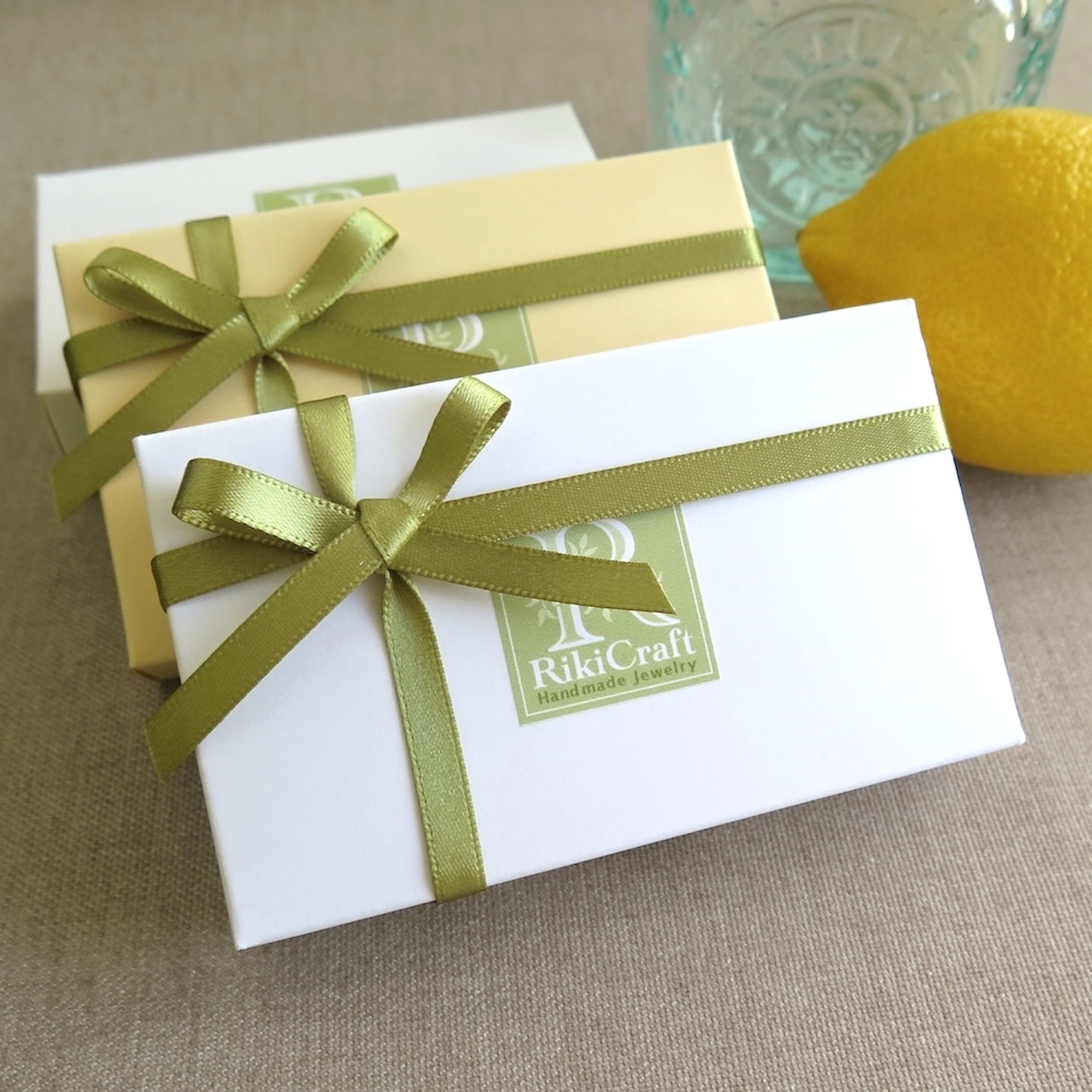 [999 Silver] レモンバームの小さなリーフペンダント, ペリドット, チェーン, miniシルバーケアセット付