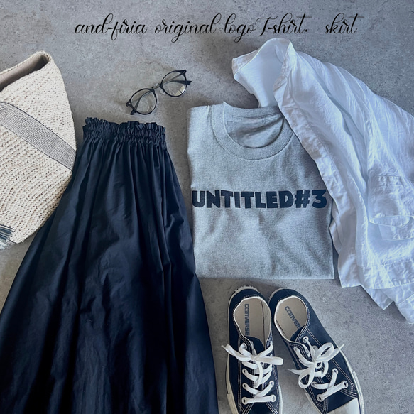 シンプルで使いやすい♪大人のロゴTシャツ「untitled♯3」 16枚目の画像