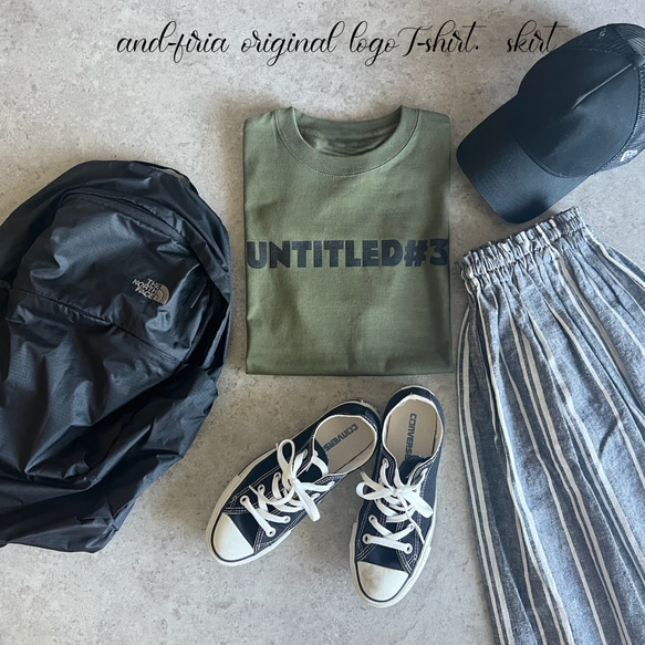 シンプルで使いやすい♪大人のロゴTシャツ「untitled♯3」 7枚目の画像