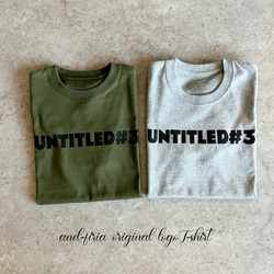 シンプルで使いやすい♪大人のロゴTシャツ「untitled♯3」 17枚目の画像