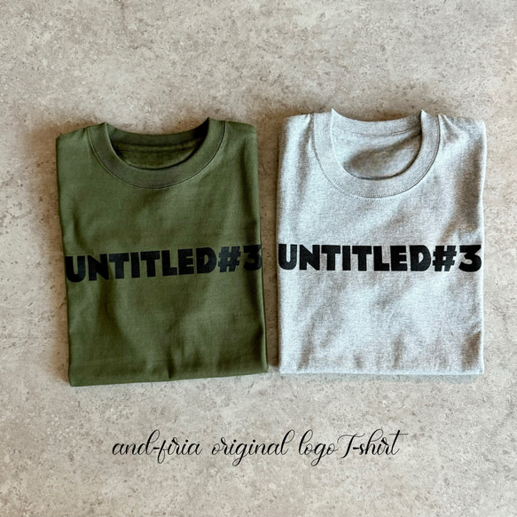 シンプルで使いやすい♪大人のロゴTシャツ「untitled♯3」 17枚目の画像