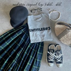 シンプルで使いやすい♪大人のロゴTシャツ「untitled♯3」 14枚目の画像