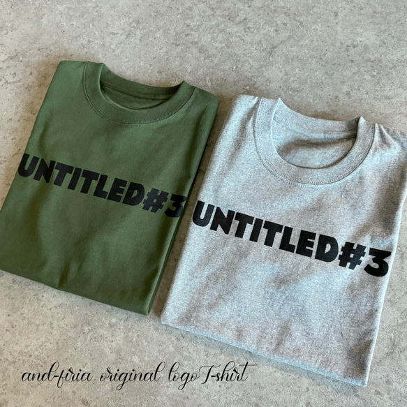 シンプルで使いやすい♪大人のロゴTシャツ「untitled♯3」 2枚目の画像