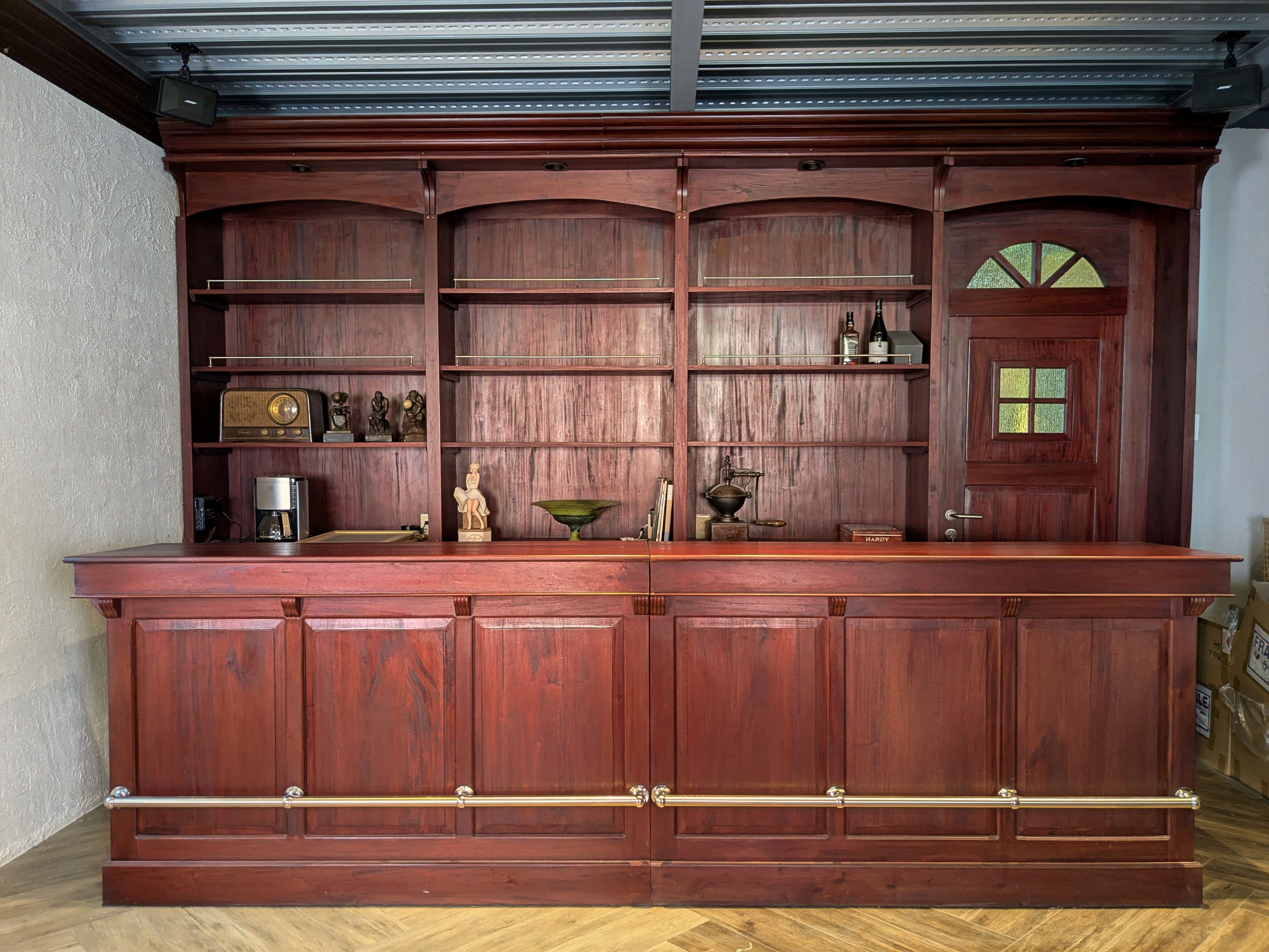 クラシカル バーカウンター アンティーク調 幅147cm 高さ102cm