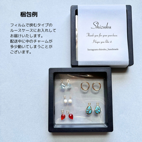 夏の福袋2024】選べる夏色チャーム4点＆フープピアス(イヤリング)B